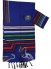Gabrieli Wool Tallit Set - Josephs Multicolor Coat on blue
