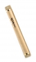 Light Brown Brass Mezuzah