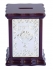 Silver Plated Wooden Tzedakah box