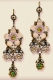 Antique-Pink-Dangle-Flower-Earrings-by-Orly-Zeelon