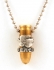 Israeli Army Bullet Bronze Pendant - Dove of Peace