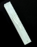 Glass Mezuzah with white shin