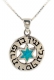 Silver and Opal "Ben Porat Yosef" Star of David Pendant