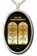Ten Commandments Jewish Pendant