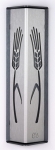 Silver Wheat Mezuzah Case by Shraga Landesman