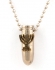 Israeli Army Bullet Metal Pendant - Menorah Symbol
