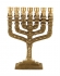 Small Twelve Tribes 7 Branch Menorah