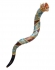 Yemenite Decorated Shofar - Turquoise and gold