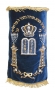 Menorah design Blue Mantle