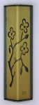 Gold Almond Tree Mezuzah Case by Shraga Landesman