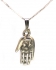 Sterling Silver Hamsa with the letter Hey