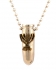 Israeli Army Bullet Metal Pendant - Menorah Symbol