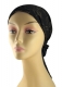 Black Gold Metallic Womens Bandanna