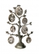 Seven Photo Pewter Family Tree