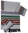 Gabrieli Cotton Tallit Set - Josephs Multicolor Coat on Gray