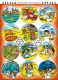 Passover Ten Plague Stickers