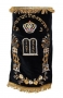Dark Blue Mantle with flower design