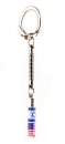 US - Israel Flag Pendant Keychain