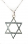 Sterling Silver Star of David Pendant