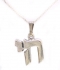 Sterling Silver Chai Pendant