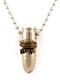 Israeli Army Bullet Metal Pendant - Armored Corps Symbol