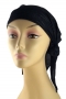 Black Metallic Womens Bandanna
