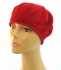 Womens Classic Red Cotton Beret