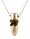 Israeli Army Bullet Metal Pendant   Armored Corps Symbol