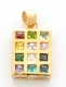 Gold Filled and Silver "Choshen" 12 Tribes Pendant