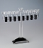 Angular Lead Crystal Hanukah Menorah