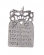 Sterling Silver Ten Commandments Pendant