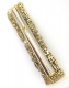Silver and Gold Plated Jerusalem Mezuzah