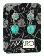 Turquoise Earrings by Amaro