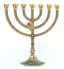 Yellow 7 Branch Menorah