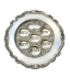 Round Pewter Passover Plate