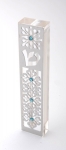 Arabesque Mezuzah Case by Dorit- Stainless Steel