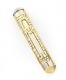 Gold and Silver Jerusalem Wall Mezuzah