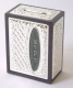 Silver Plated Glass Wooden Tzedakah box