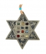 Pewter Star of David with Breastplate Stones