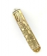Gold and Silver Jerusalem Wall Mezuzah