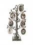 Seven Photo Pewter Family Tree
