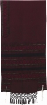 Rikmat Elimelech Handloom Woven Maroon Silk Tallit