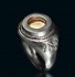 Silver & Gold Five Metal Ring for Bounty and Success by HaAri