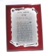 Silver Plated  Wooden Candle Lighting Blessing