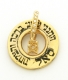 Gold Filled Kabbalah Pendant   Prosperity