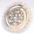 Round Silver Plated Passover Plate