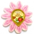 Flower Shana Tova Card with honey