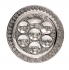 Nickel Passover Seder Plate