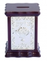 Silver Plated Wooden Tzedakah box