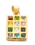Gold Filled and Silver "Choshen" 12 Tribes Pendant